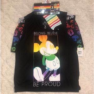 DISNEY MICKEY MOUSE PROUD PJ SET 🌸